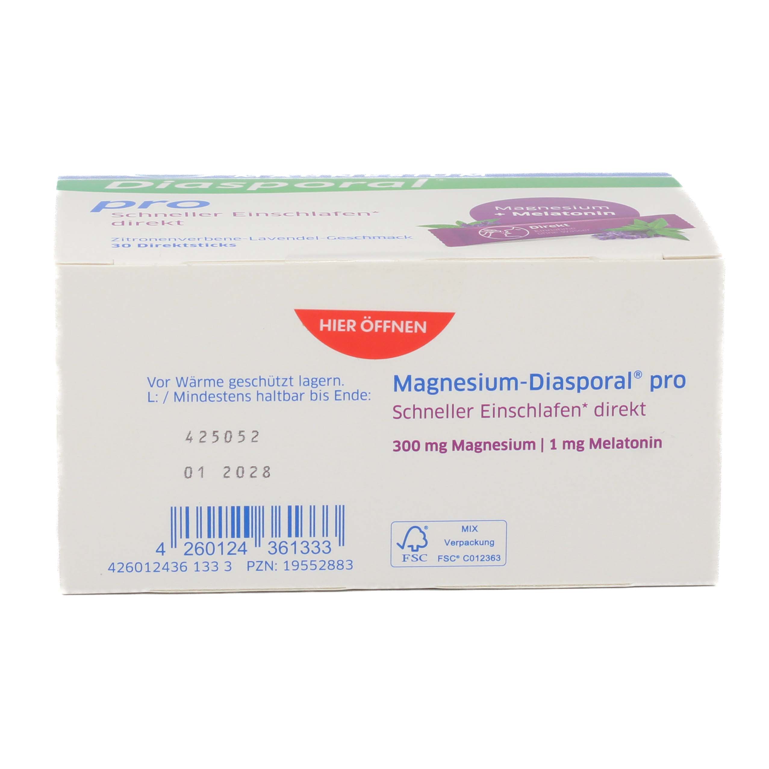 MAGNESIUM DIASPORAL pro Schneller Einschlafen dir.