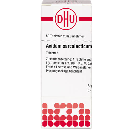 ACIDUM SARCOLACTICUM D 6 Tabletten