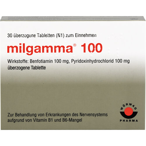 MILGAMMA 100 mg überzogene Tabletten