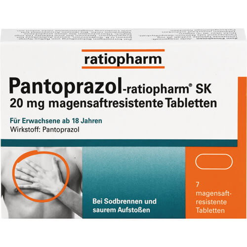 PANTOPRAZOL-ratiopharm SK 20 mg magensaftres.Tabl.