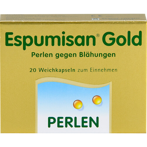 ESPUMISAN Gold Perlen gegen Blähungen