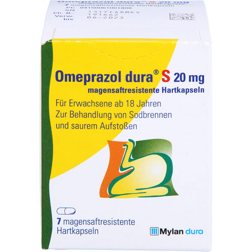 OMEPRAZOL dura S 20 mg magensaftresist.Hartkapseln