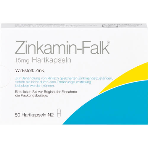 ZINKAMIN Falk 15 mg Hartkapseln