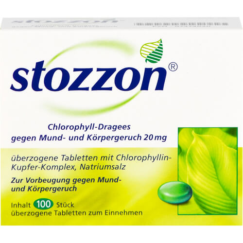 STOZZON Chlorophyll überzogene Tabletten