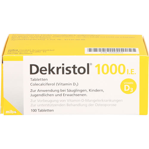 DEKRISTOL 1.000 I.E. Tabletten