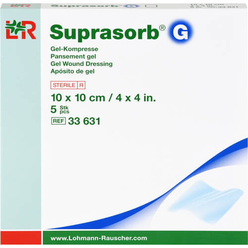 SUPRASORB G Gelkompresse 10x10 cm