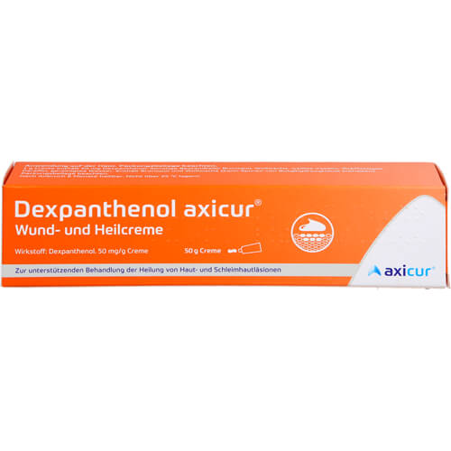 DEXPANTHENOL axicur Wund- und Heilcreme 50 mg/g