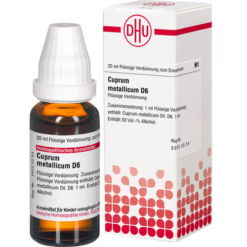 CUPRUM METALLICUM D 6 Dilution