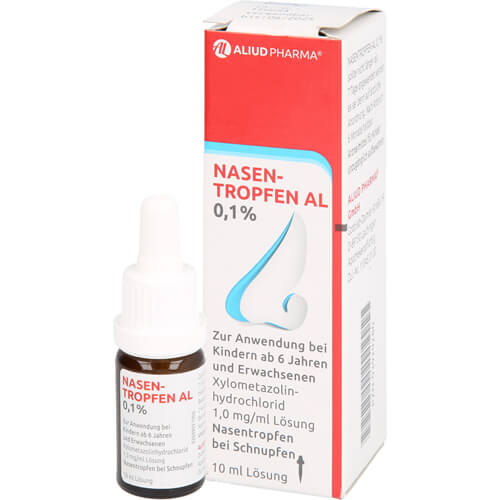 Nasentropfen AL 0,1 % bei Schnupfen