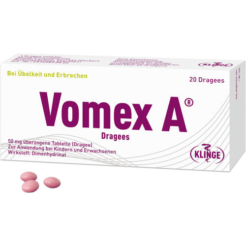 VOMEX A Dragees 50 mg überzogene Tabletten