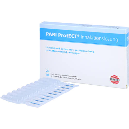 PARI ProtECT Inhalationslösung mit Ectoin Ampullen
