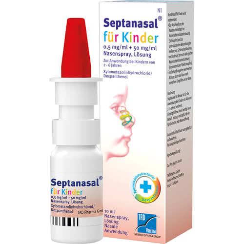 SEPTANASAL für Kinder 0,5 mg/ml + 50 mg/ml Nasens.