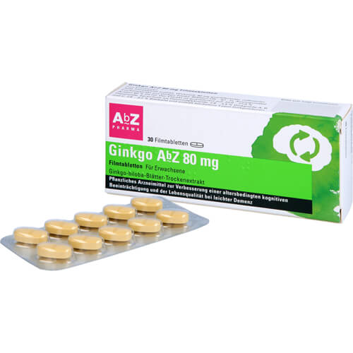 GINKGO AbZ 80 mg Filmtabletten