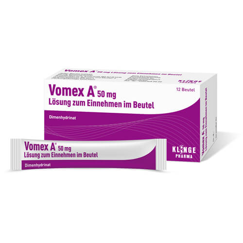 VOMEX A 50 mg Lsg.z.Einnehmen im Beutel