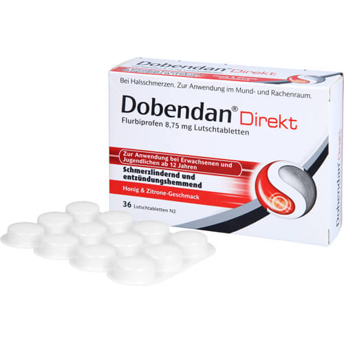 DOBENDAN Direkt Flurbiprofen 8,75 mg Lutschtabl.