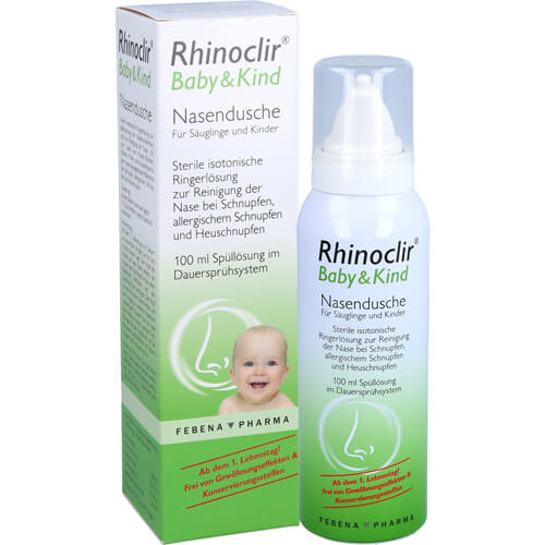 RHINOCLIR Baby & Kind Nasendusche Lösung