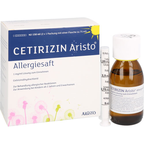 CETIRIZIN Aristo Allergiesaft 1 mg/ml Lsg.z.Einn.