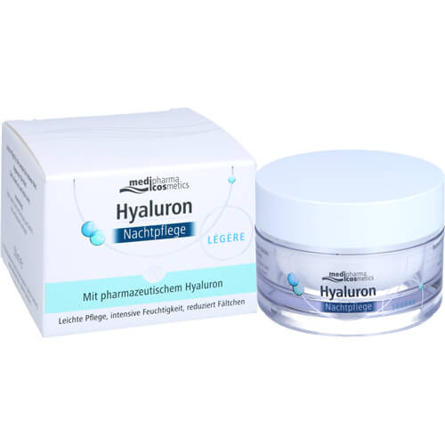 HYALURON NACHTPFLEGE legere Creme im Tiegel