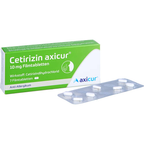 CETIRIZIN axicur 10 mg Filmtabletten