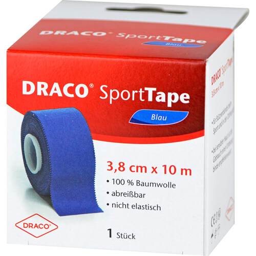 DRACO TAPEVERBAND 3,8 cmx10 m blau