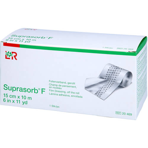 SUPRASORB F Folien-Wundverb.15 cmx10 m unste.Rolle