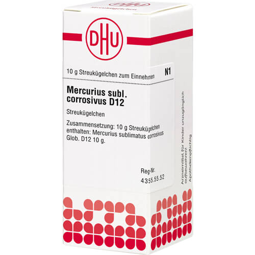MERCURIUS SUBLIMATUS corrosivus D 12 Globuli