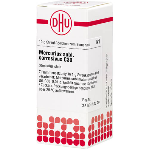 MERCURIUS SUBLIMATUS corrosivus C 30 Globuli