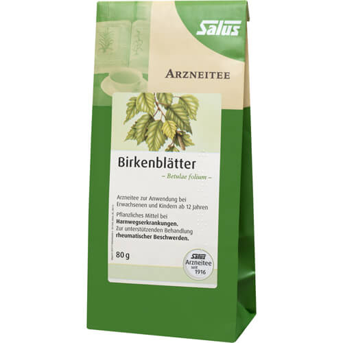 BIRKENBLÄTTER Tee Bio Betulae folium Salus