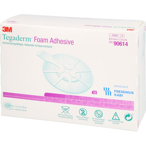 TEGADERM Foam Adhesive FK 6,9x7,6 cm oval 90614