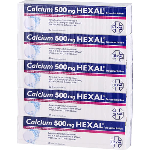 CALCIUM 500 HEXAL Brausetabletten