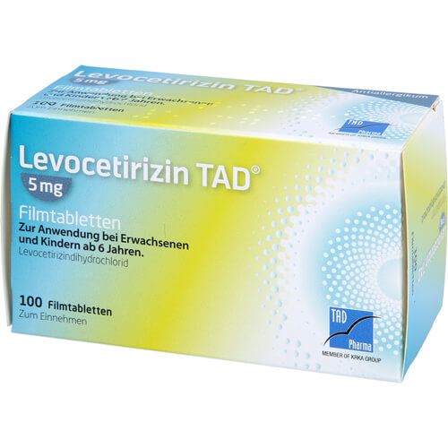 LEVOCETIRIZIN TAD 5 mg Filmtabletten