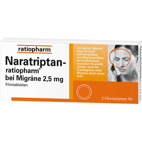 NARATRIPTAN-ratiopharm bei Migräne Filmtabletten