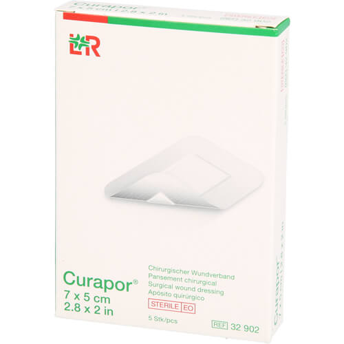 CURAPOR Wundverband steril chirurgisch 5x7 cm