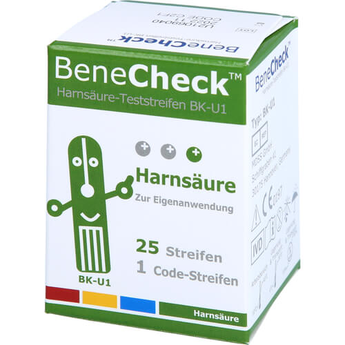 BENECHECK Harnsäure-Teststreifen BK-U1