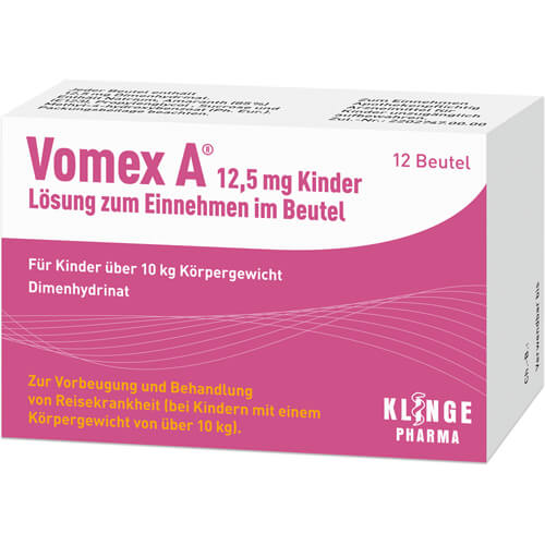VOMEX A 12,5 mg Kinder Lsg.z.Einnehmen im Beutel