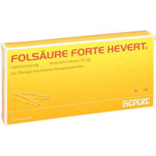 FOLSÄURE HEVERT forte Ampullen
