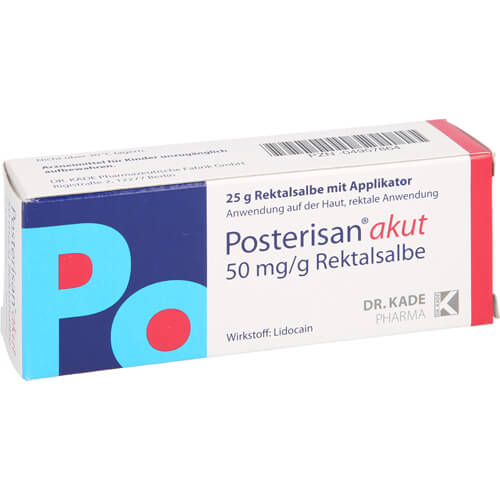 POSTERISAN akut 50 mg/g Rektalsalbe