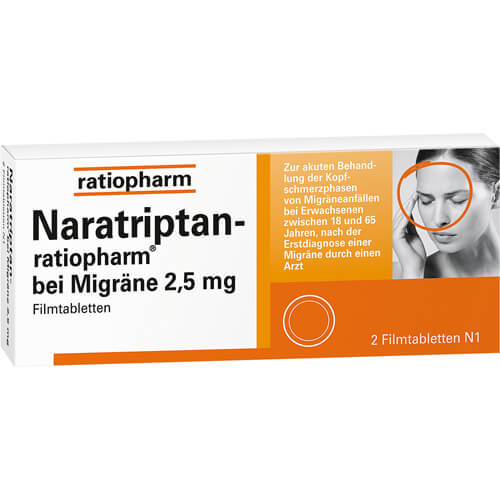 NARATRIPTAN-ratiopharm bei Migräne Filmtabletten