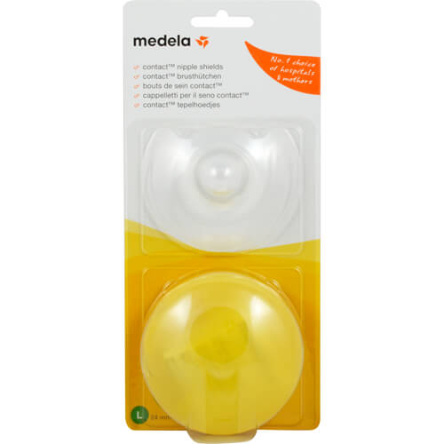 MEDELA Brusthütchen Contact L m.Aufbw.Box