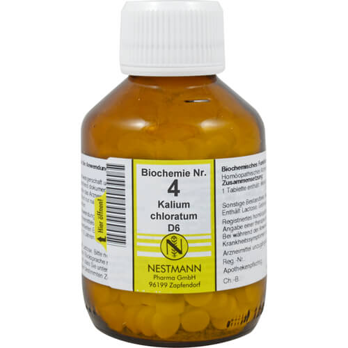 BIOCHEMIE 4 Kalium chloratum D 6 Tabletten