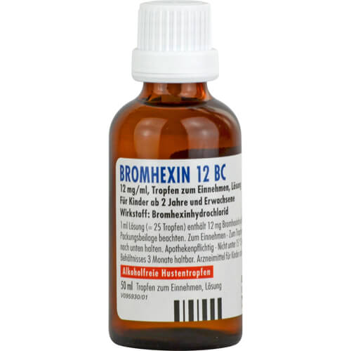 BROMHEXIN 12 BC Tropfen zum Einnehmen