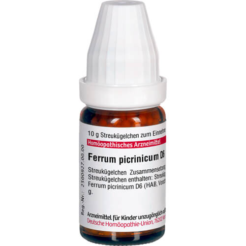 FERRUM PICRINICUM D 6 Globuli