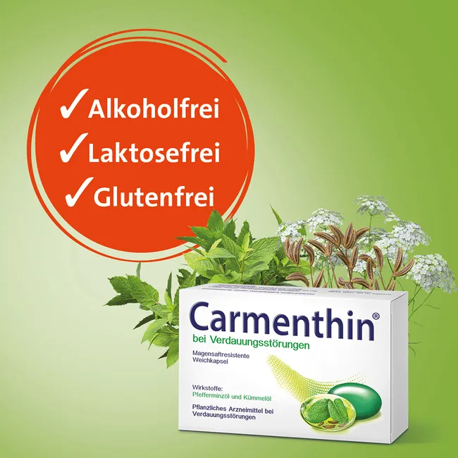 CARMENTHIN bei Verdauungsstörungen msr.Weichkaps.