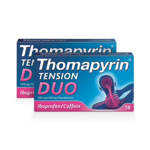 THOMAPYRIN TENSION DUO 400 mg/100 mg Tabletten Doppelpackung (2x18 St)