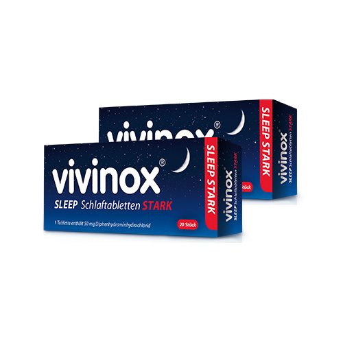VIVINOX Sleep Schlaftabletten stark Doppelpackung (2x 20St)
