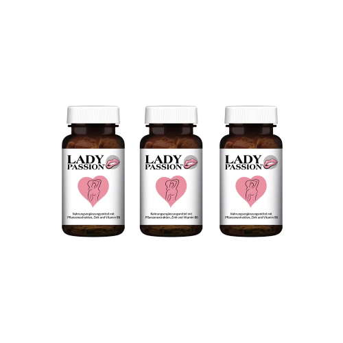 LADY PASSION Libido m.Ashwagandha Maca Ginseng Kps (3x60 St)