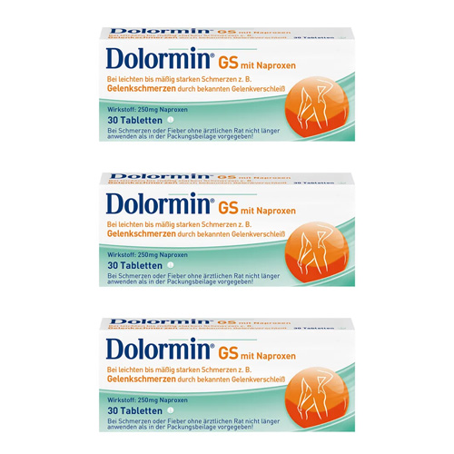 DOLORMIN GS mit Naproxen Tabletten (3x30 St)