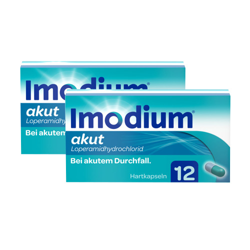IMODIUM akut Hartkapseln Doppelpackung (2x12St)