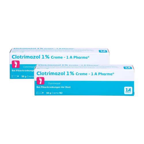 CLOTRIMAZOL 1% Creme-1A Pharma Doppelpackung (2x50g)