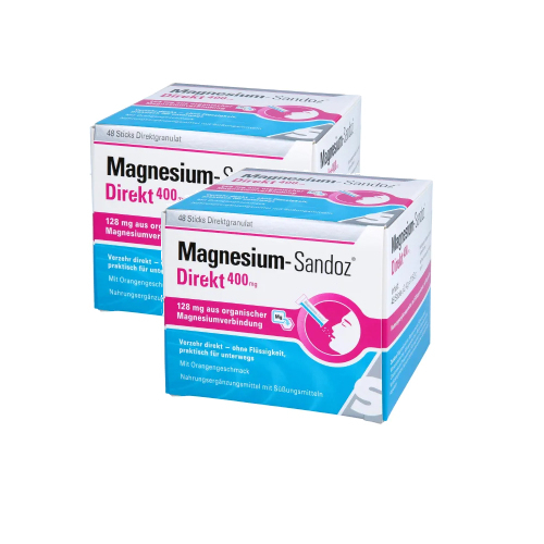 MAGNESIUM SANDOZ Direkt 400 mg Sticks Set (2x48St)